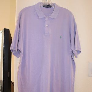 Mens Purple Ralph Lauren Polo Sz L